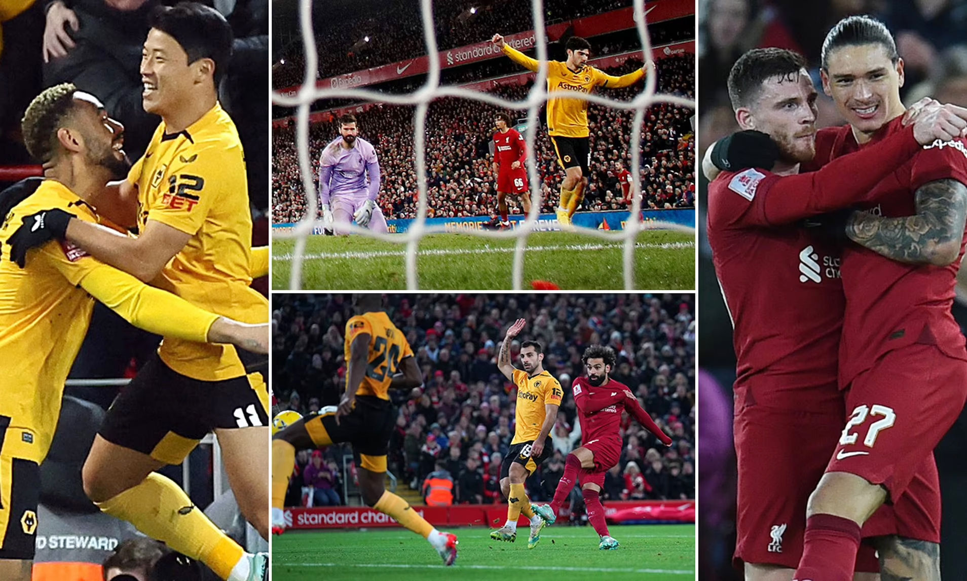 Vòng 3 FA Cup: Liverpool “mua việc” sau trận hòa Wolves


